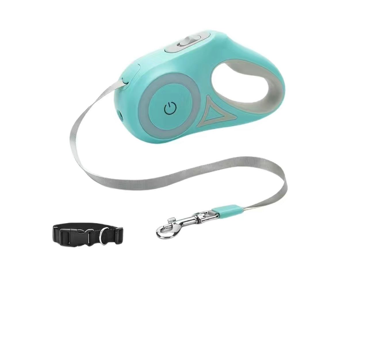 Stylische Flexi Leine mit Taschenlampenfunktion