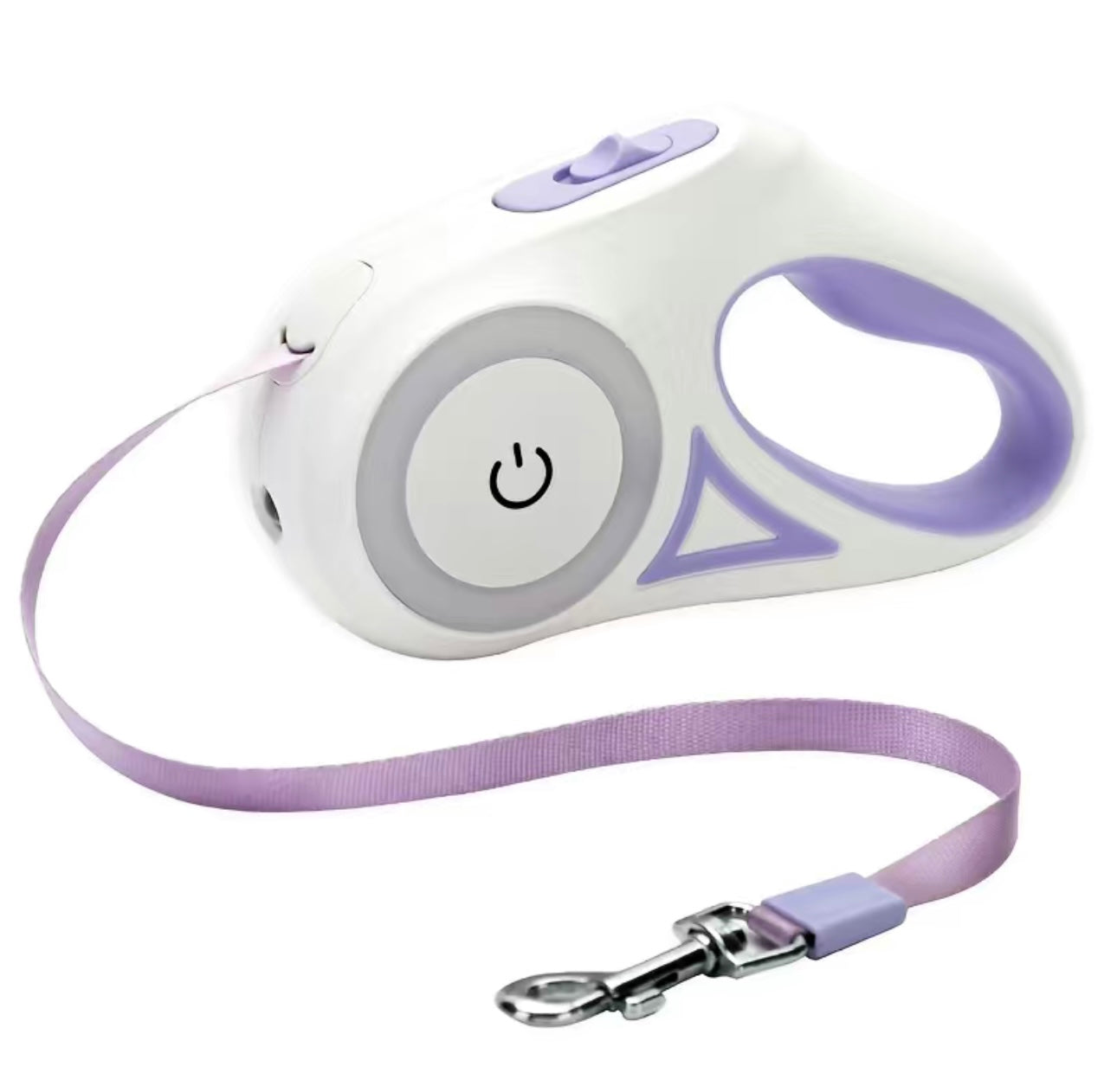 Stylische Flexi Leine mit Taschenlampenfunktion